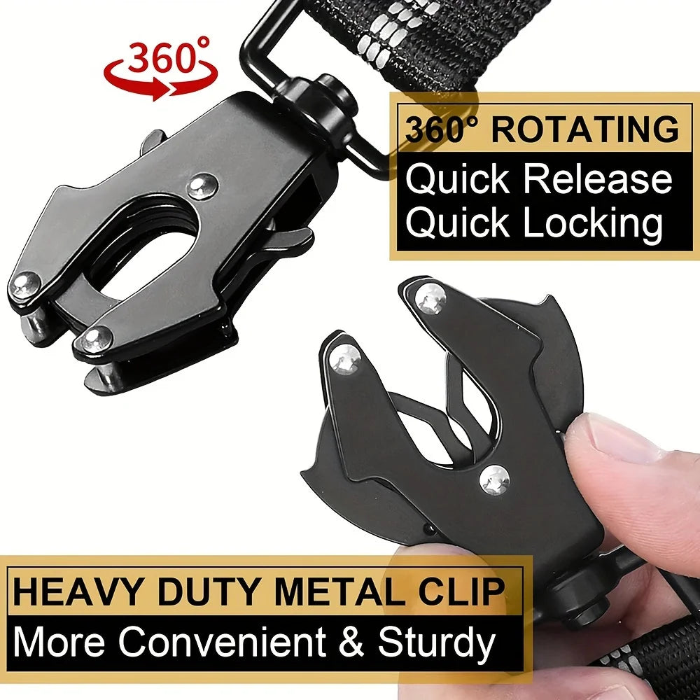 Heavy-Duty Bungee Dog Leash for Medium & Large Dogs