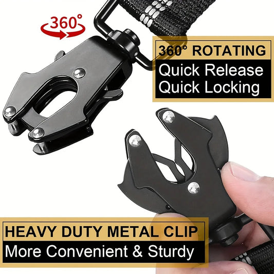 Heavy-Duty Bungee Dog Leash for Medium & Large Dogs
