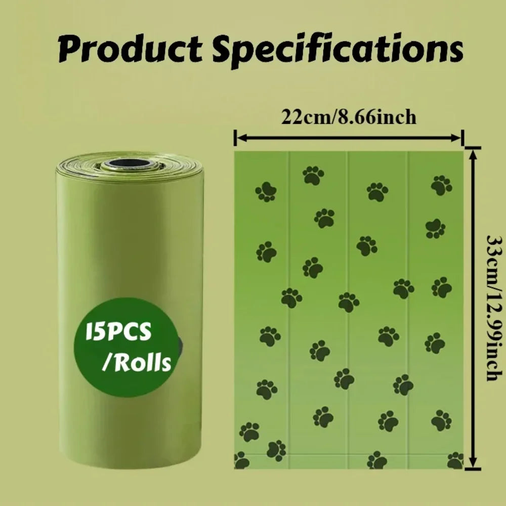 Biodegradable Dog Poop Bags with Dispenser – 150 Bags