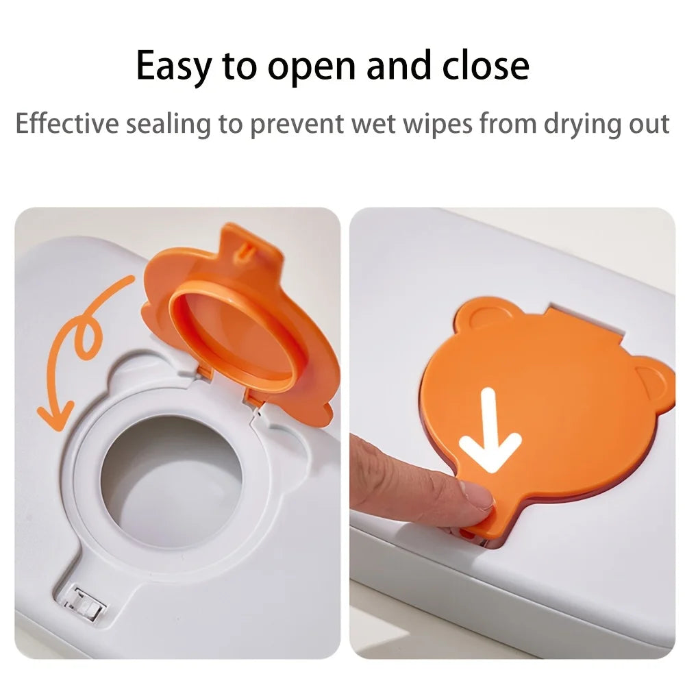 Portable Wet Wipes Holder – Travel Case with Secure Lid