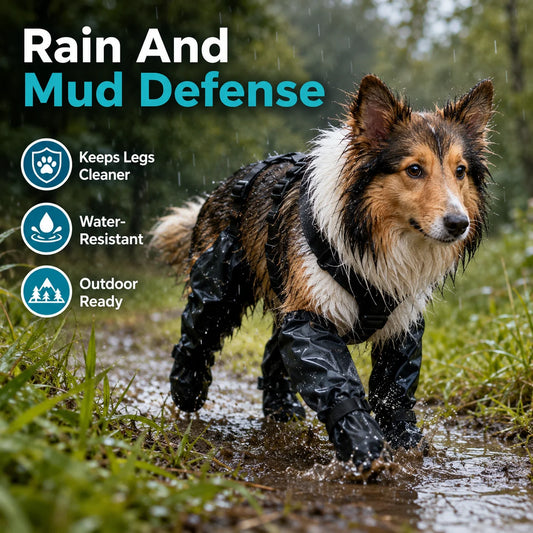 Waterproof Dog Boots – Non-Slip Paw Protection