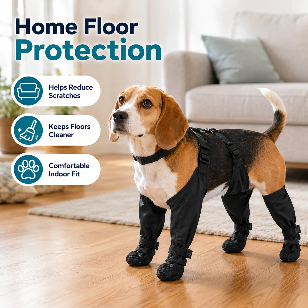 Waterproof Dog Boots – Non-Slip Paw Protection