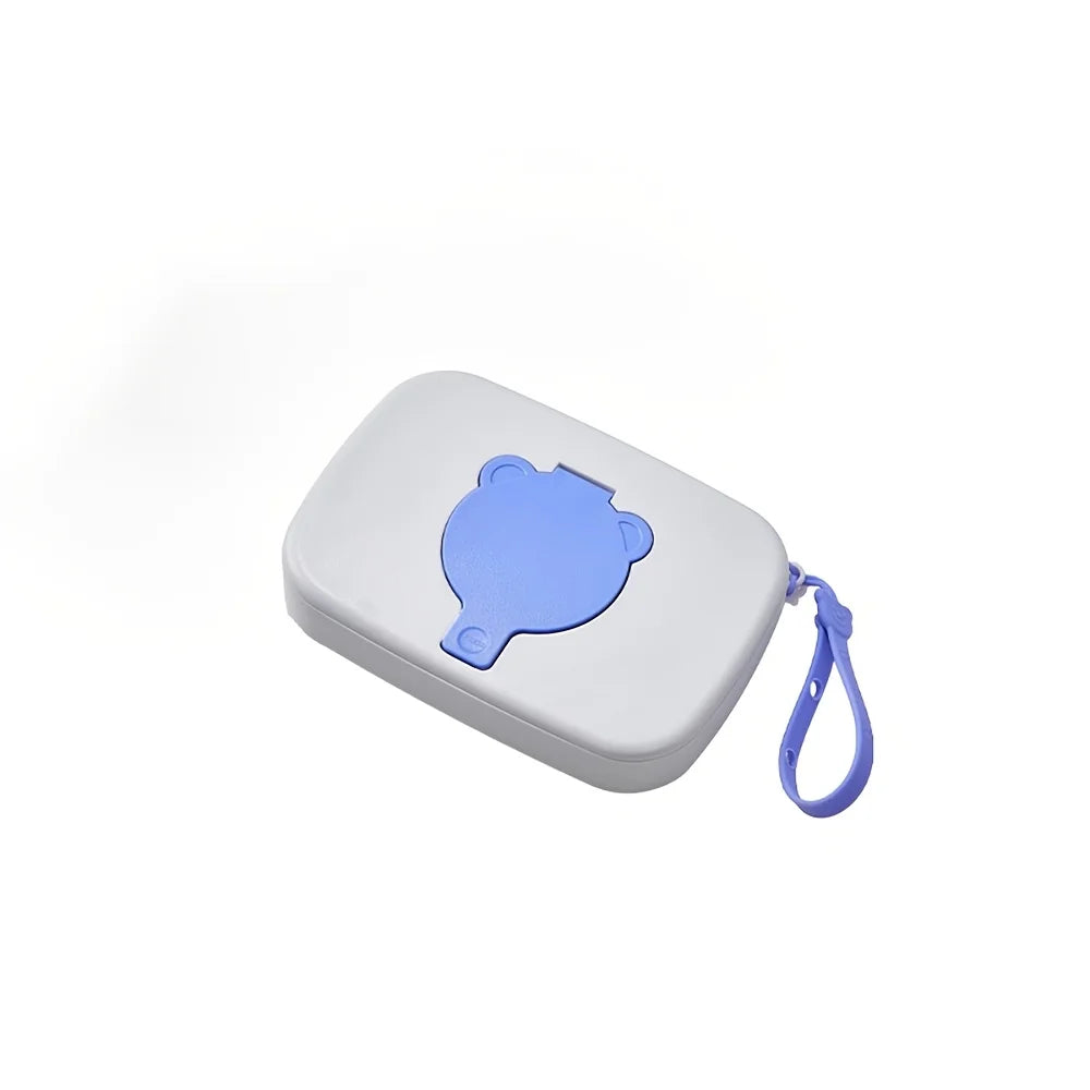 Portable Wet Wipes Holder – Travel Case with Secure Lid