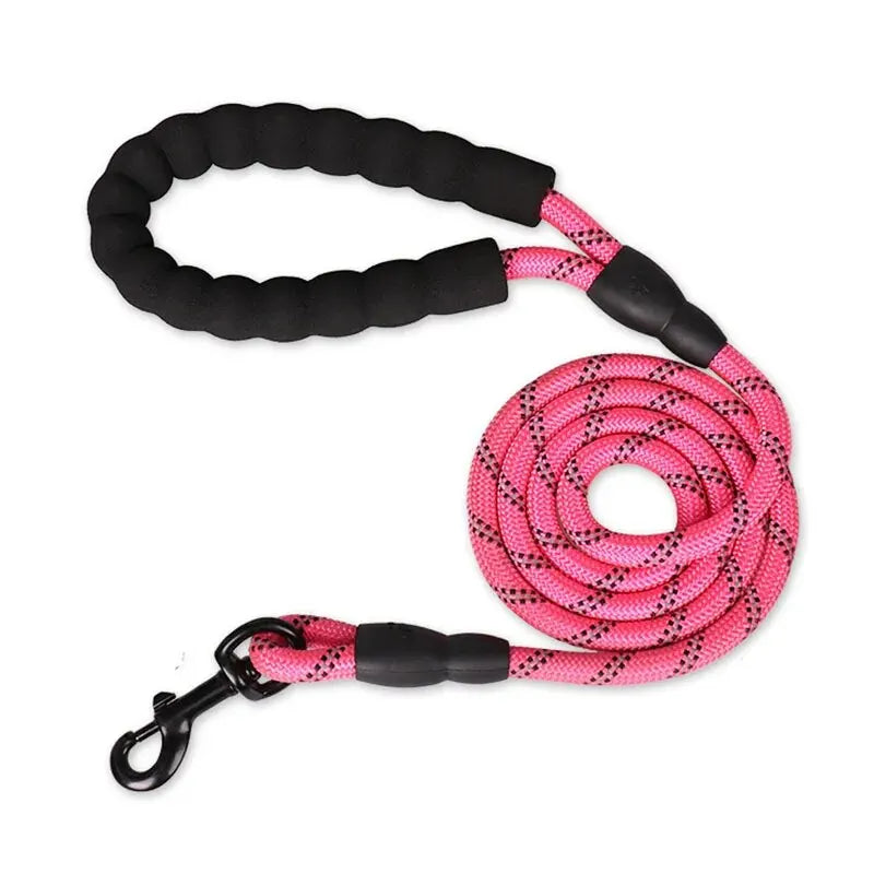 Reflective Heavy-Duty Dog Leash with Padded Handle