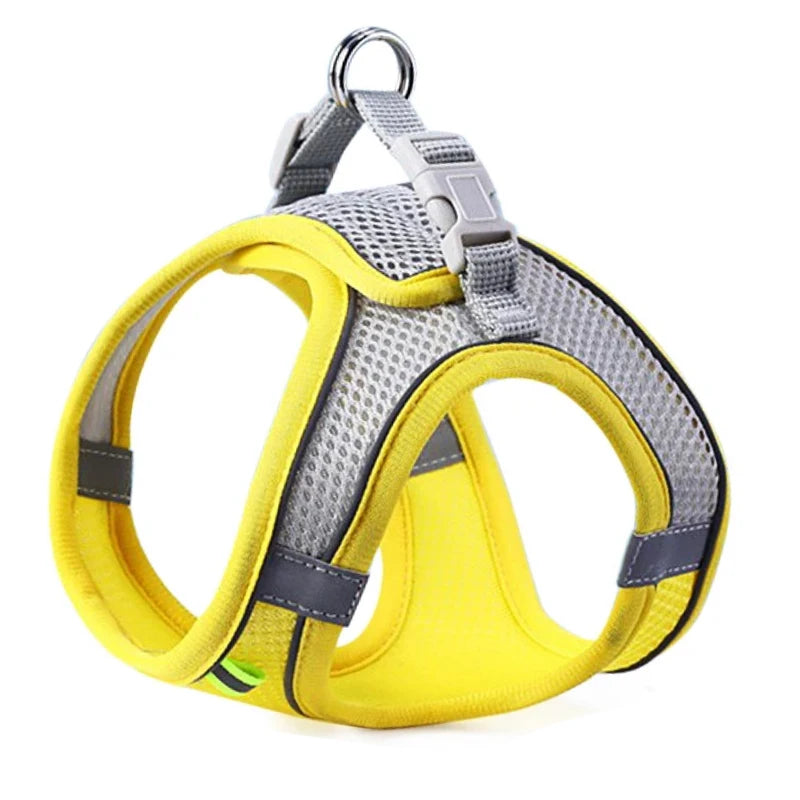 Reflective Breathable Dog & Cat Harness Vest Set