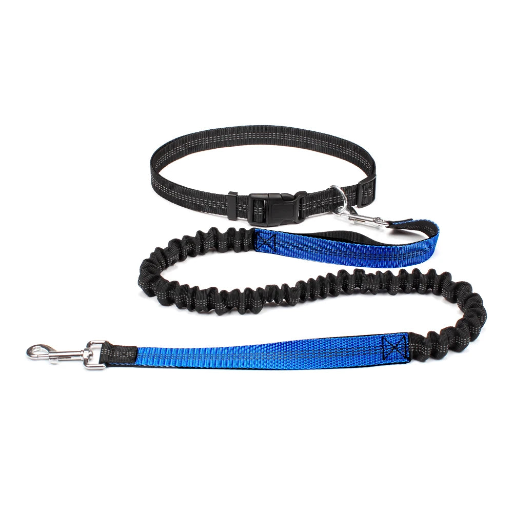 Hands-Free Dog Leash with Adjustable Waist Belt