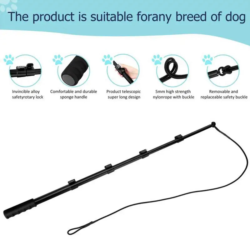 Dog Flirt Pole Interactive Toy for Large Dogs