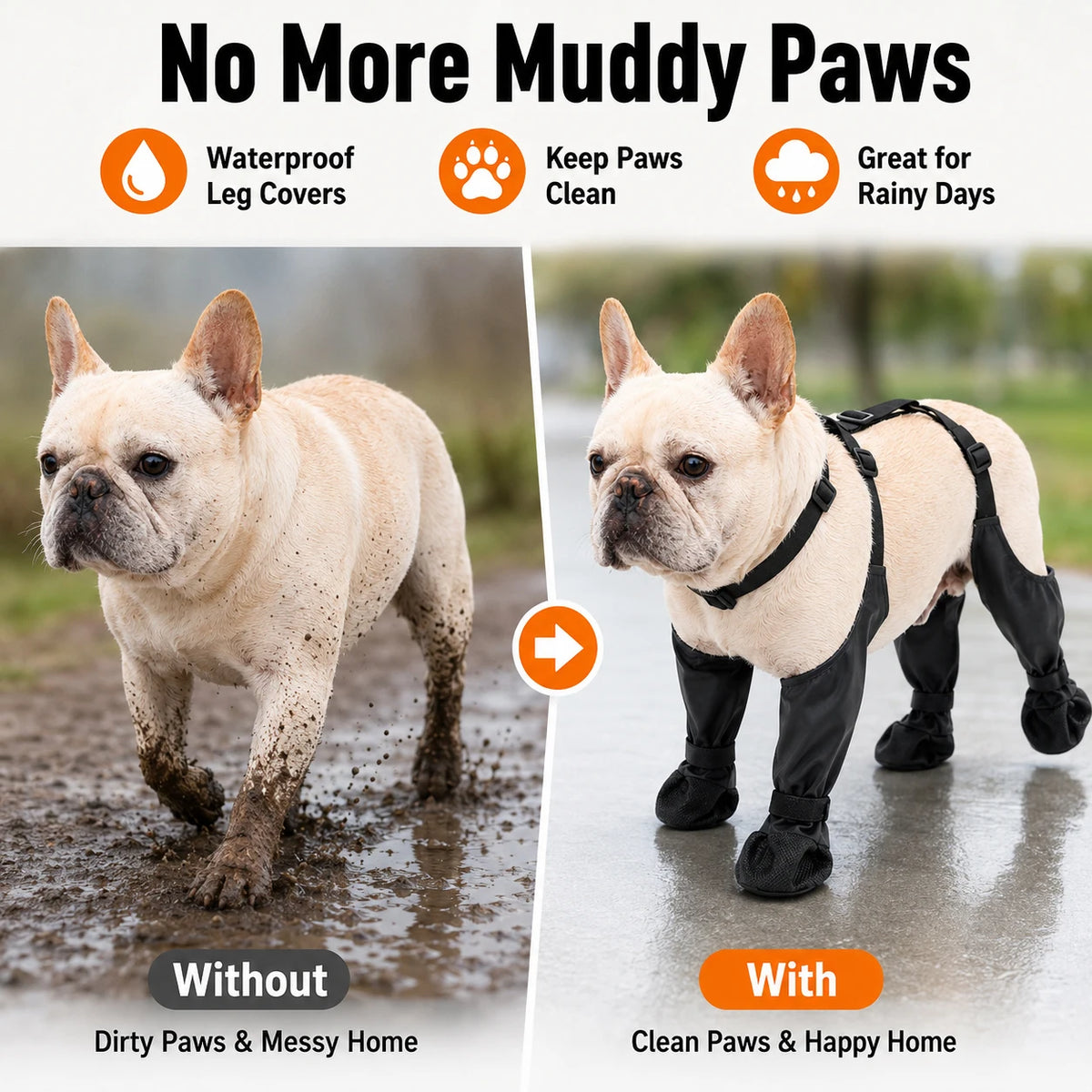 Waterproof Dog Boots – Non-Slip Paw Protection