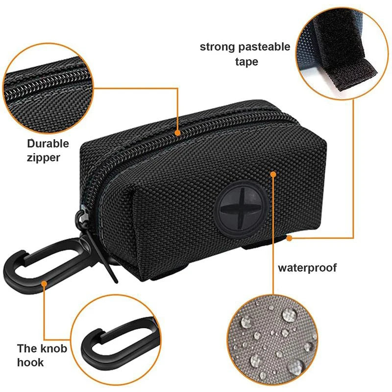 Dog Poop Bag Holder – Leash Attachment Dispenser