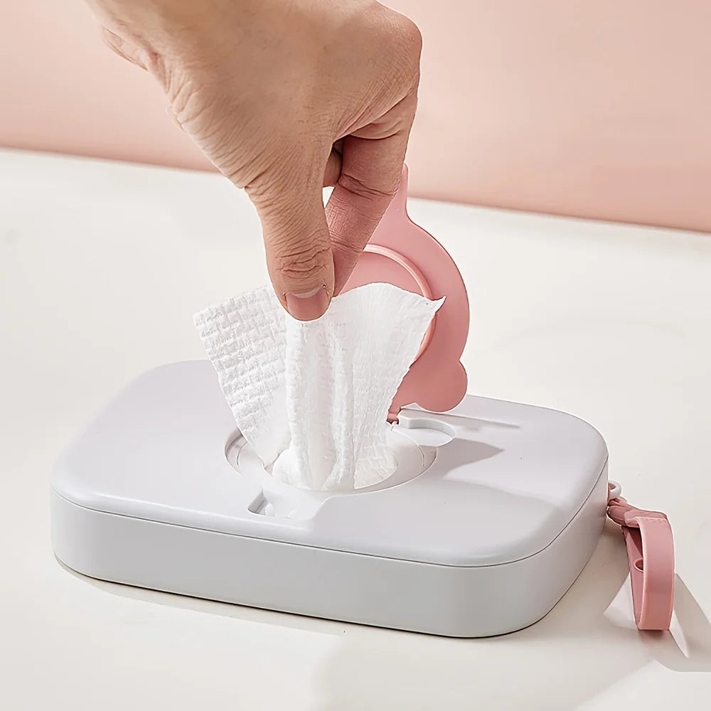 Portable Wet Wipes Holder – Travel Case with Secure Lid