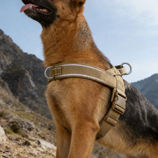 Tactical No-Pull Dog Harness for Large Breeds