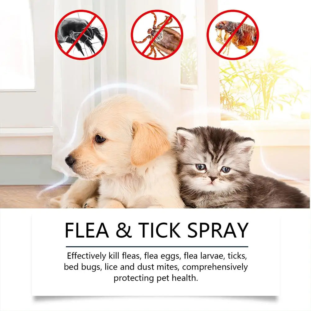 Flea & Tick Spray for Dogs & Cats – 100ml