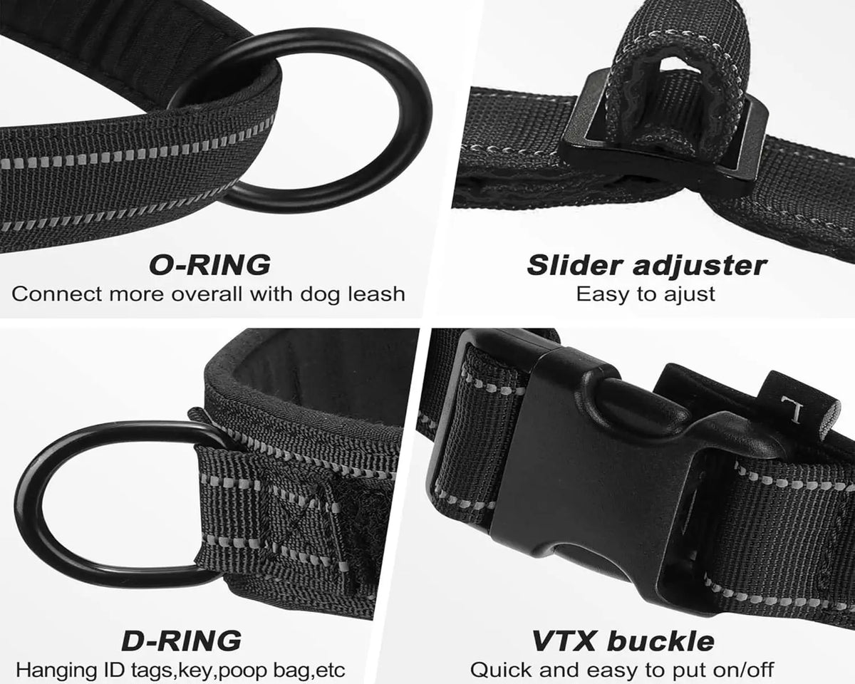 Tactical No-Pull Dog Harness for Large Breeds